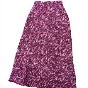 Talbots Red Maxi Skirt Size 4